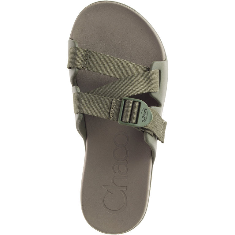 CHACO CHILLOS SLIDE SLIPPERS - FOSSIL