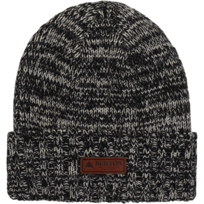 BURTON GRINGO BEANIE - TRUE BLACK/STOUT WHITE MARL