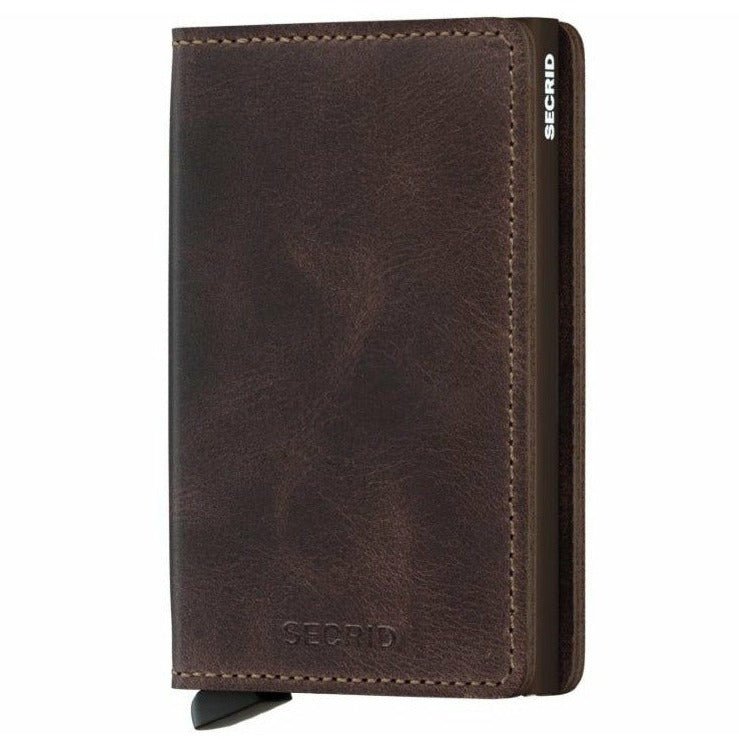 SECRID SLIMWALLET WALLET - VINTAGE CHOCOLATE