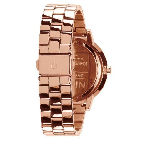 HORLOGE NIXON KENSINGTON - TOUT OR ROSE