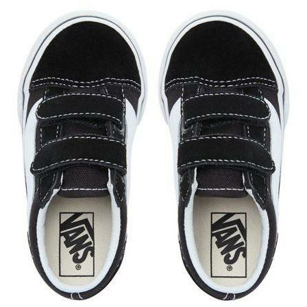 VANS OLD SKOOL V CHILDREN'S SHOES (KIDS) - BLACK