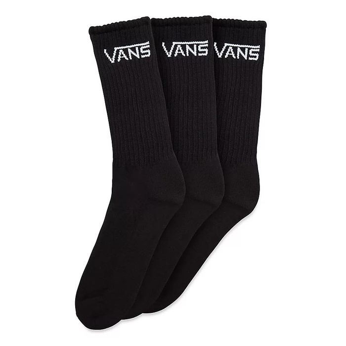 CHAUSSETTES VANS CLASSIC CREW (3 PAIRES) - NOIR