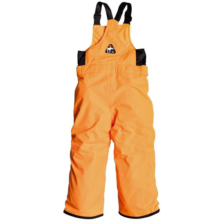 QUIKSILVER BOOGIE BIB SNOWBOARD OVERALL (KIDS, BOYS 2-7) - SHOCKING ORANGE