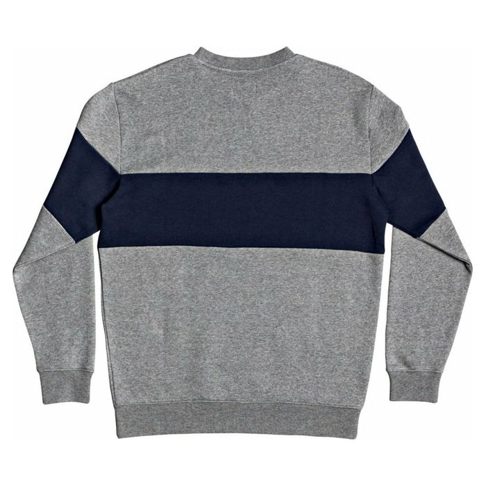 DC SHOES RIOT COLORBLOCK SWEATER – MITTELGRAU HEATHER