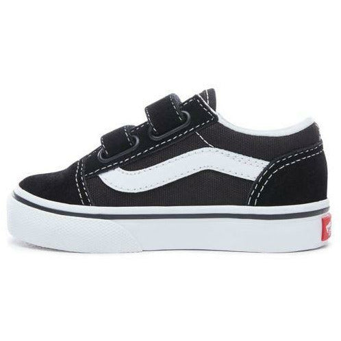 VANS OLD SKOOL V CHILDREN'S SHOES (KIDS) - BLACK