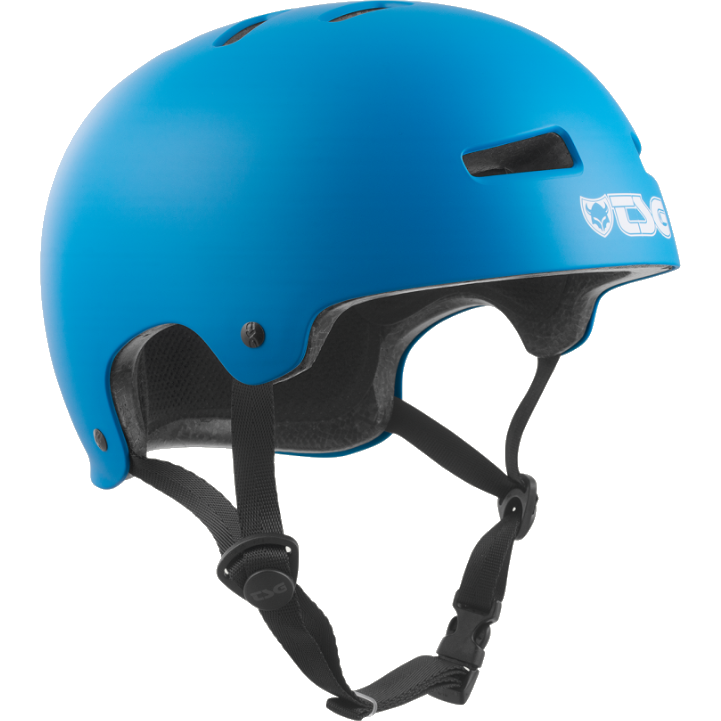 CASQUE TSG EVOLUTION COULEUR SOLIDE - CYAN FONCÉ SATINÉ