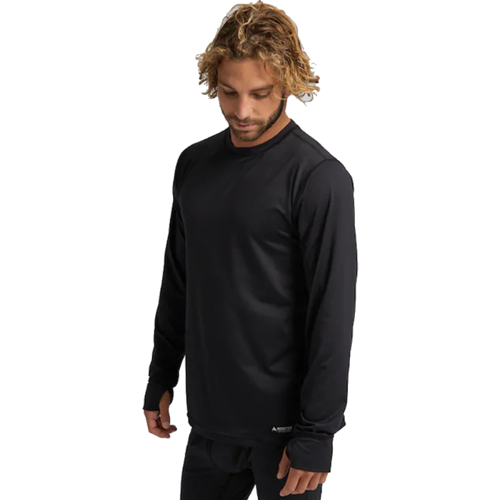 BURTON CHEMISE À MANCHES LONGUES MIDWEIGHT CREW - TRUE BLACK