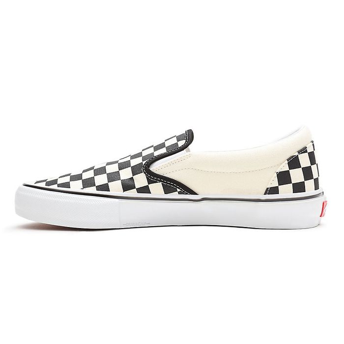 VANS SKATE CHECKERBOARD SLIP-ON SCHOENEN - (CHECKERBOARD) BLACK/WHITE