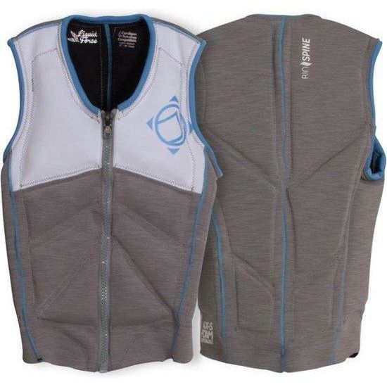 LIQUID FORCE Z-CARDIGAN COMP CE IMPACT VEST M – GRAU/WEISS