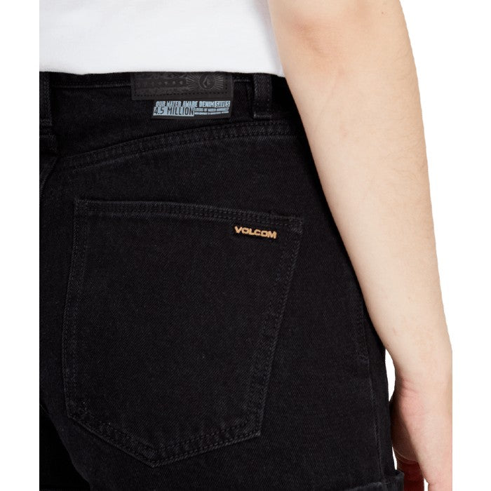 VOLCOM WEELLOW DENIM SHORT - BLACK