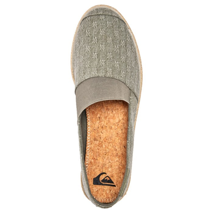 QUIKSILVER ESPADRILLED-SCHUHE – GRÜN/GRÜN/GRÜN