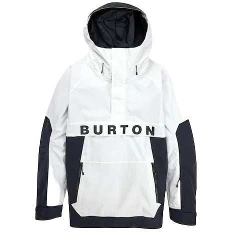 BURTON HERREN FROSTNER 2L ANORAK SKI-/SNOWBOARDJACKE – STOUT WHITE/TRUE BLACK