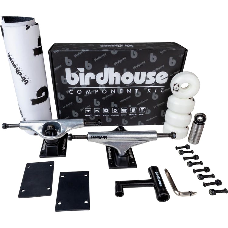 BIRDHOUSE COMPONENT KIT 5.25 - SILVER/BLACK