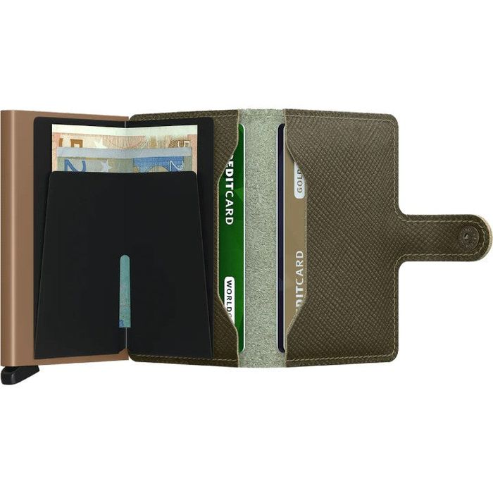 SECRID MINIWALLET PORTEMONNEE - SAFFIANO OLIVE