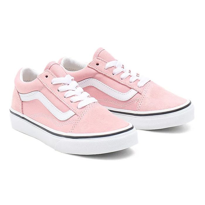 VANS OLD SKOOL SCHUHE (KINDER 4–8) – PUDERROSA/TRUE WHITE