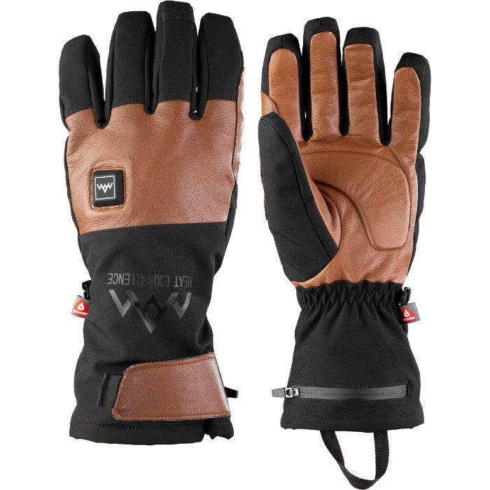 HEATX BEHEIZTE OUTDOOR-HANDSCHUHE (WINTERSPORT) – SCHWARZ/BRAUN