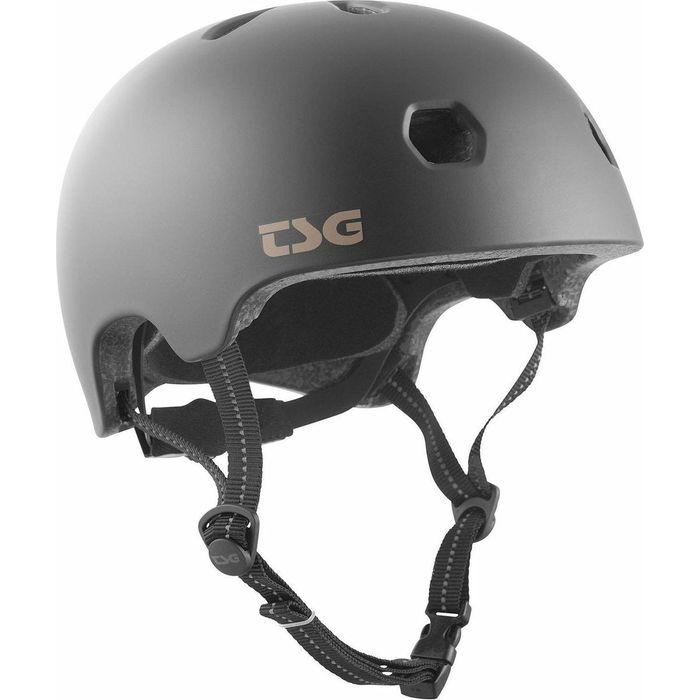 TSG HELMET META SOLID - SATIN BLACK