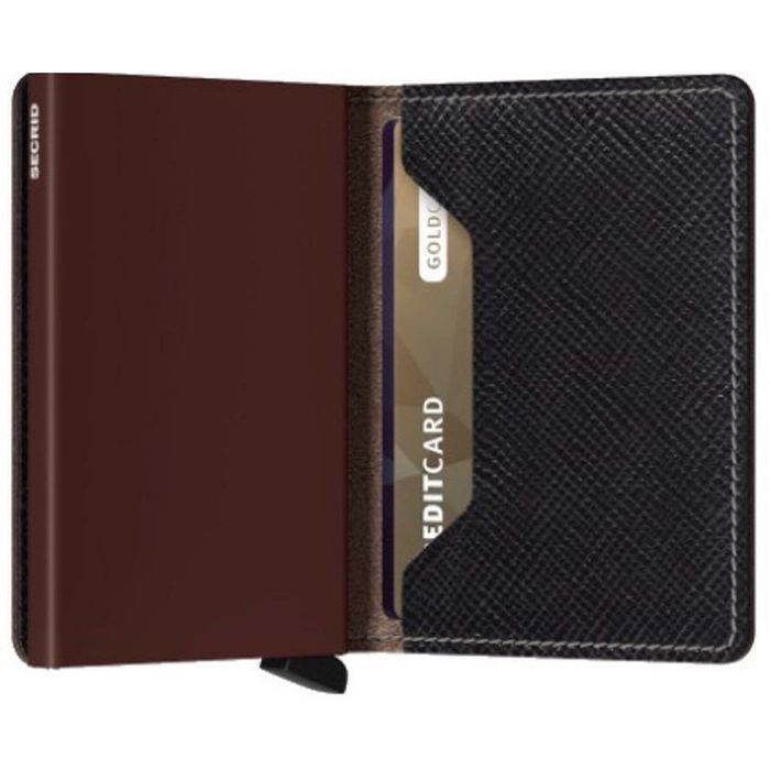 SECRID SLIMWALLET WALLET - SAFFIANO BROWN