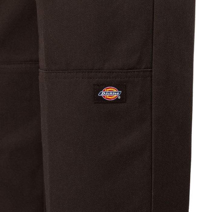 DICKIES DOUBLE KNEE RECYCLING-HOSE – DUNKELBRAUN