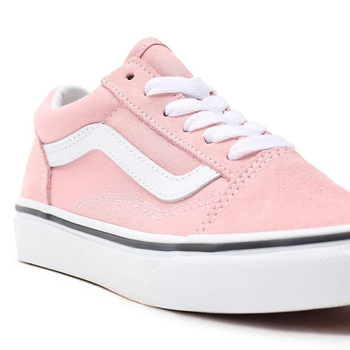 VANS OLD SKOOL SCHUHE (KINDER 4–8) – PUDERROSA/TRUE WHITE