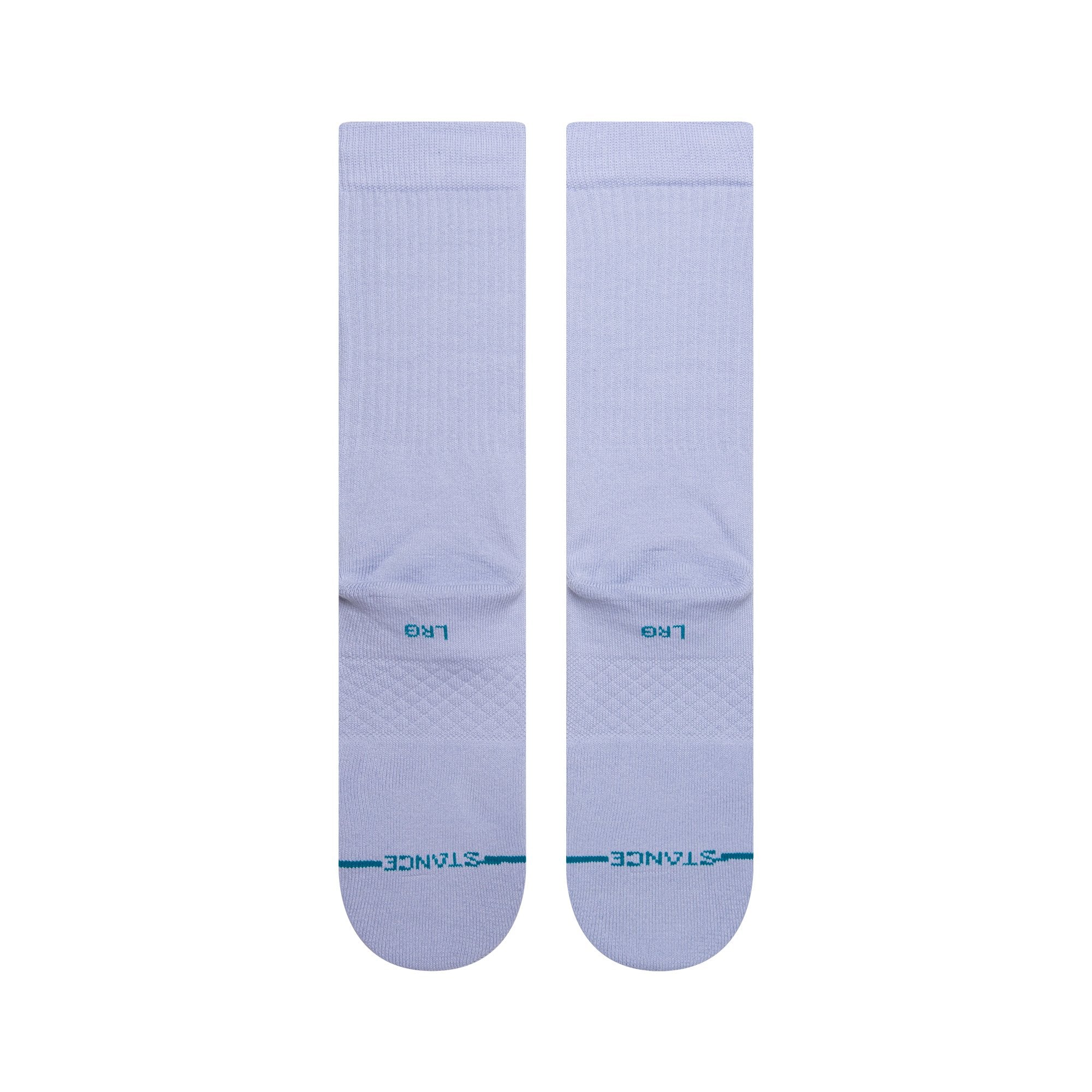 STANCE ICON CREW SOCKEN – LILAC ICE