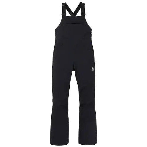 BURTON WOMEN'S AVALON STRETCH BIB SNOWBOARD OVERALL - TRUE BLACK The Old Man Boardsports Burton