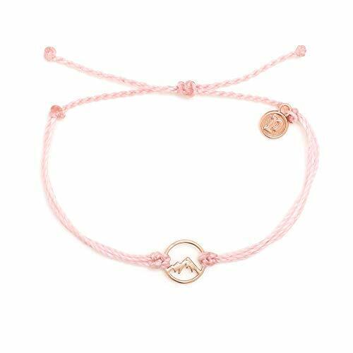 PURA VIDA ROSE GOLD SIERRA ARMBAND - BABY PINK