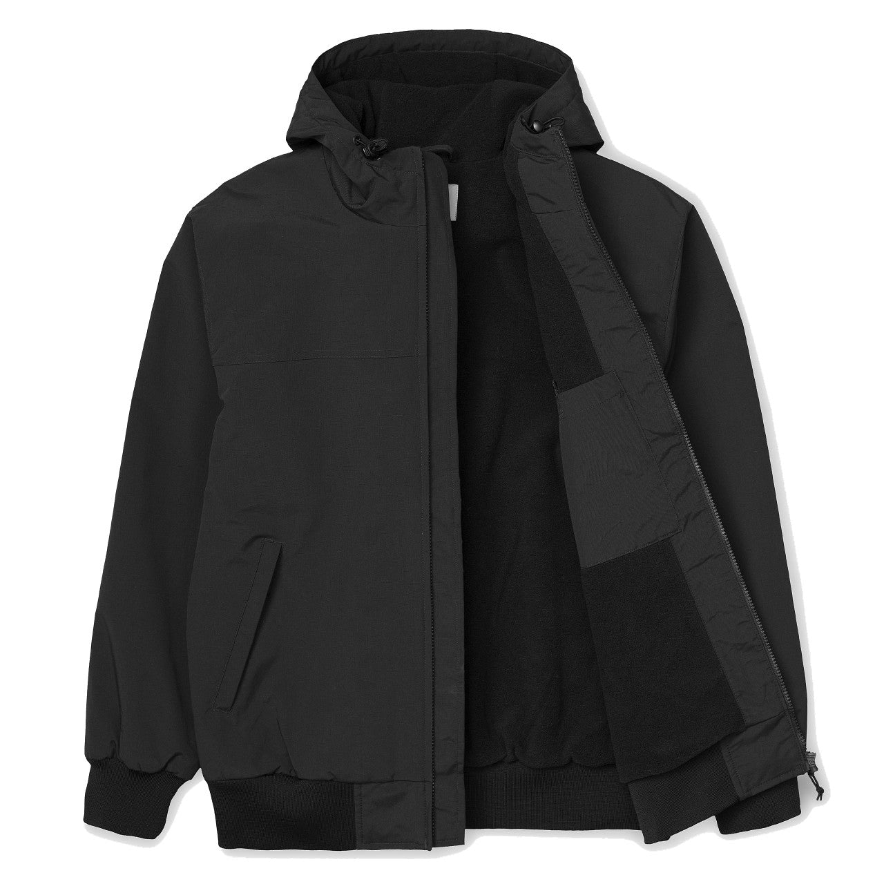 CARHARTT WIP HOODED SAIL JAS - BLACK/WHITE