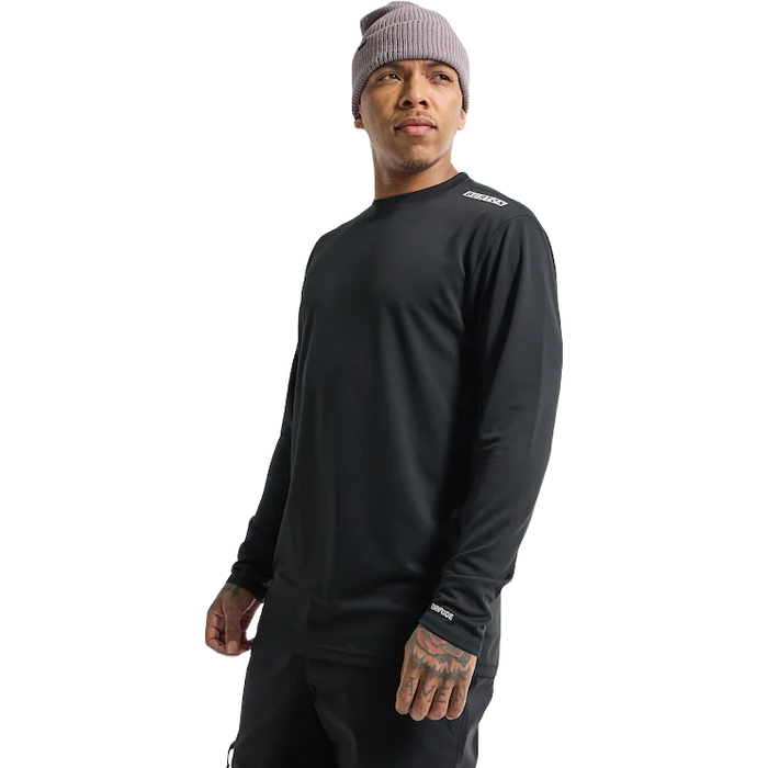 BURTON BRAND ACTIVE LONG SLEEVE THERMOSHIRT - TRUE BLACK