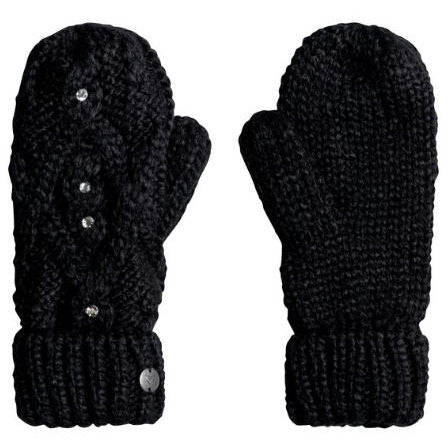 ROXY SHOOTING STAR MITTENS - BLACK