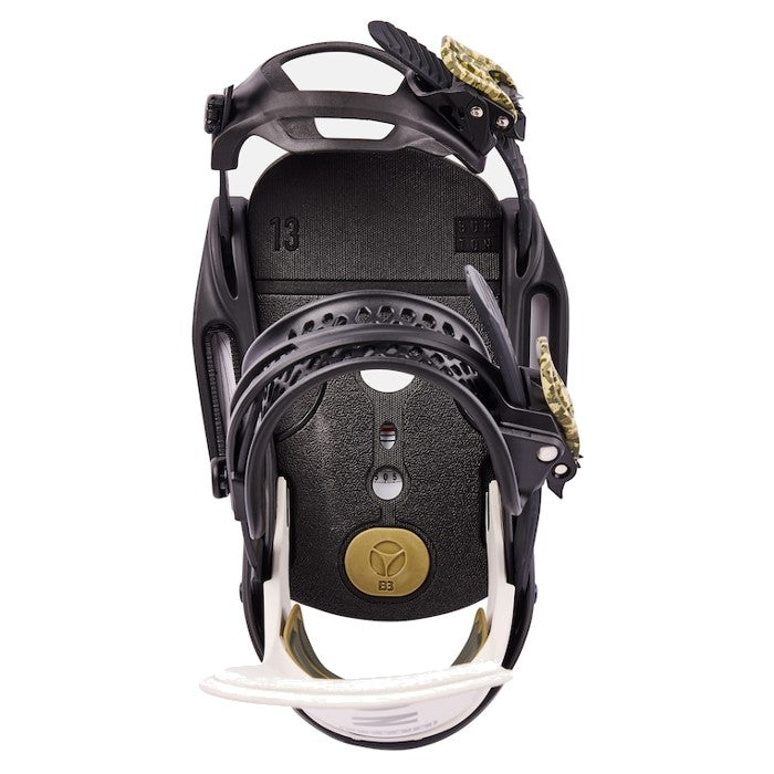 BURTON WOMEN'S LEXA X EST® SNOWBOARD BINDINGS - BLACK/STOUT WHITE/LOGO