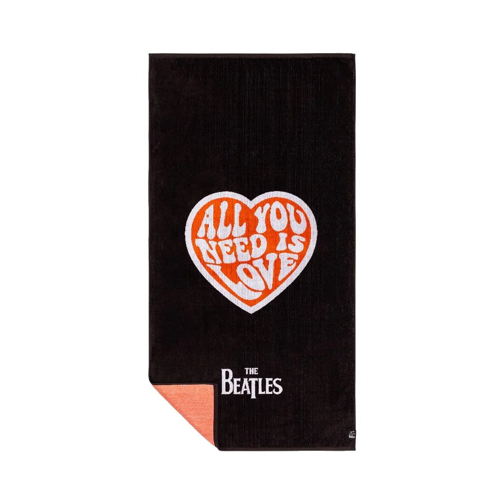 SLOWTIDE ALL YOU NEED BEACH TOWEL - BLACK