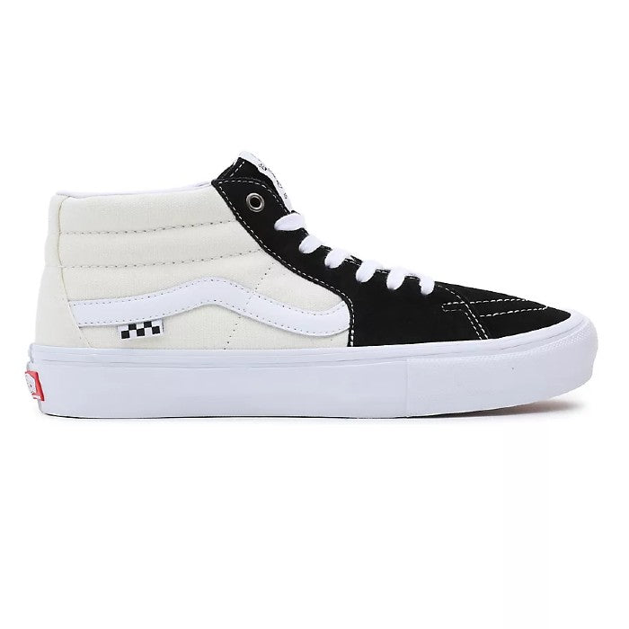 VANS MN SKATE GROSSO MID SCHOENEN - WHITE/BLACK