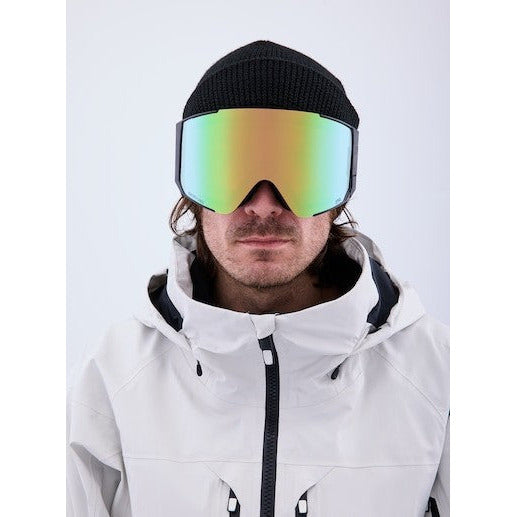 ANON SYNC WINTERSPORT GOGGLES + BONUS LENS - BLACK/PERCEIVE VARIABLE GREEN/PERCEIVE CLOUDY PINK The Old Man Boardsports Anon