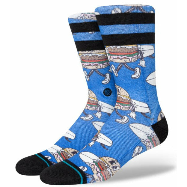 STANCE SANDY CREW SOCKS - BLUE