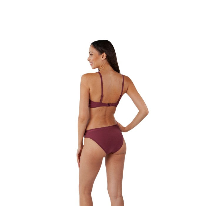 BARTS ISLA WIRE BIKINI TOP - PLUM