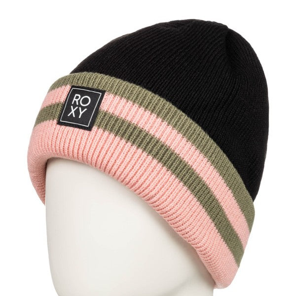 ROXY SUVINNA GIRL BEANIE - TRUE BLACK