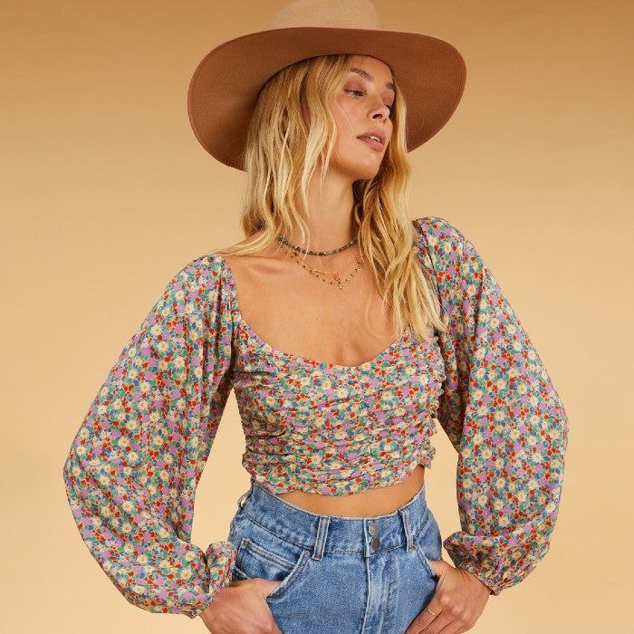 BILLABONG X THE SALTY BLONDE FREE LOVE TOP – MULTI