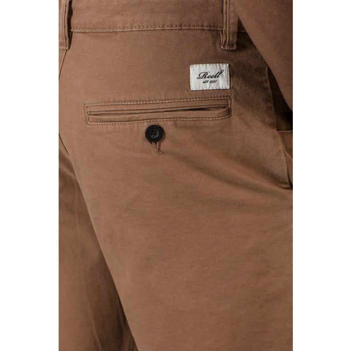 REELL FLEX GRIP CHINO KORTE BROEK - BROWN