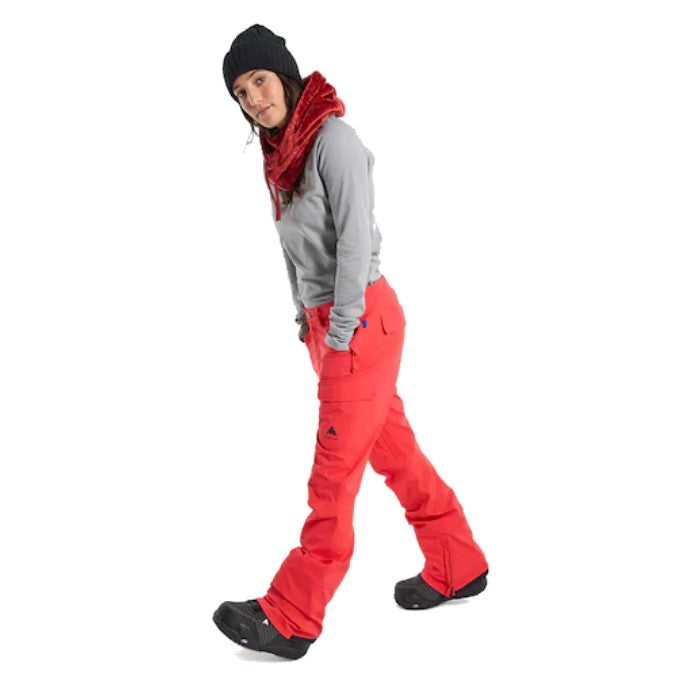 BURTON W GLORIA GORE-TEX 2L SNOWBOARDBROEK - TOMATO