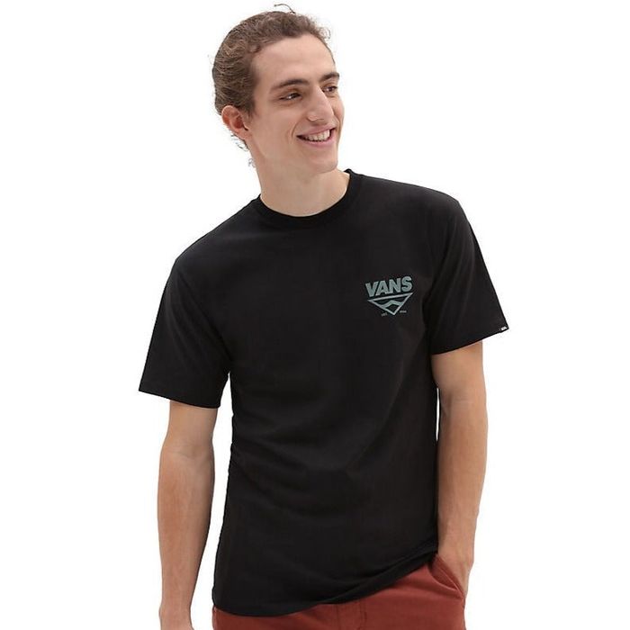 VANS SHAPER TYPE SHORT SLEEVE T-SHIRT - BLACK