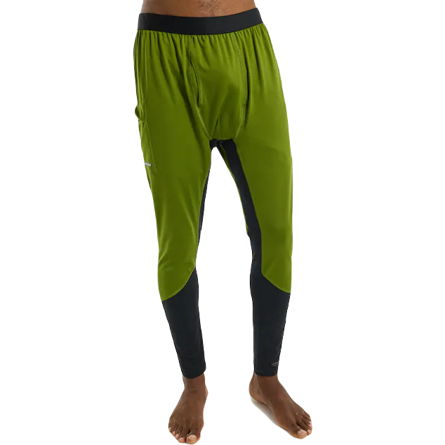 BURTON MIDWEIGHT X BASE LAYER THERMOBROEK - CALLA GREEN