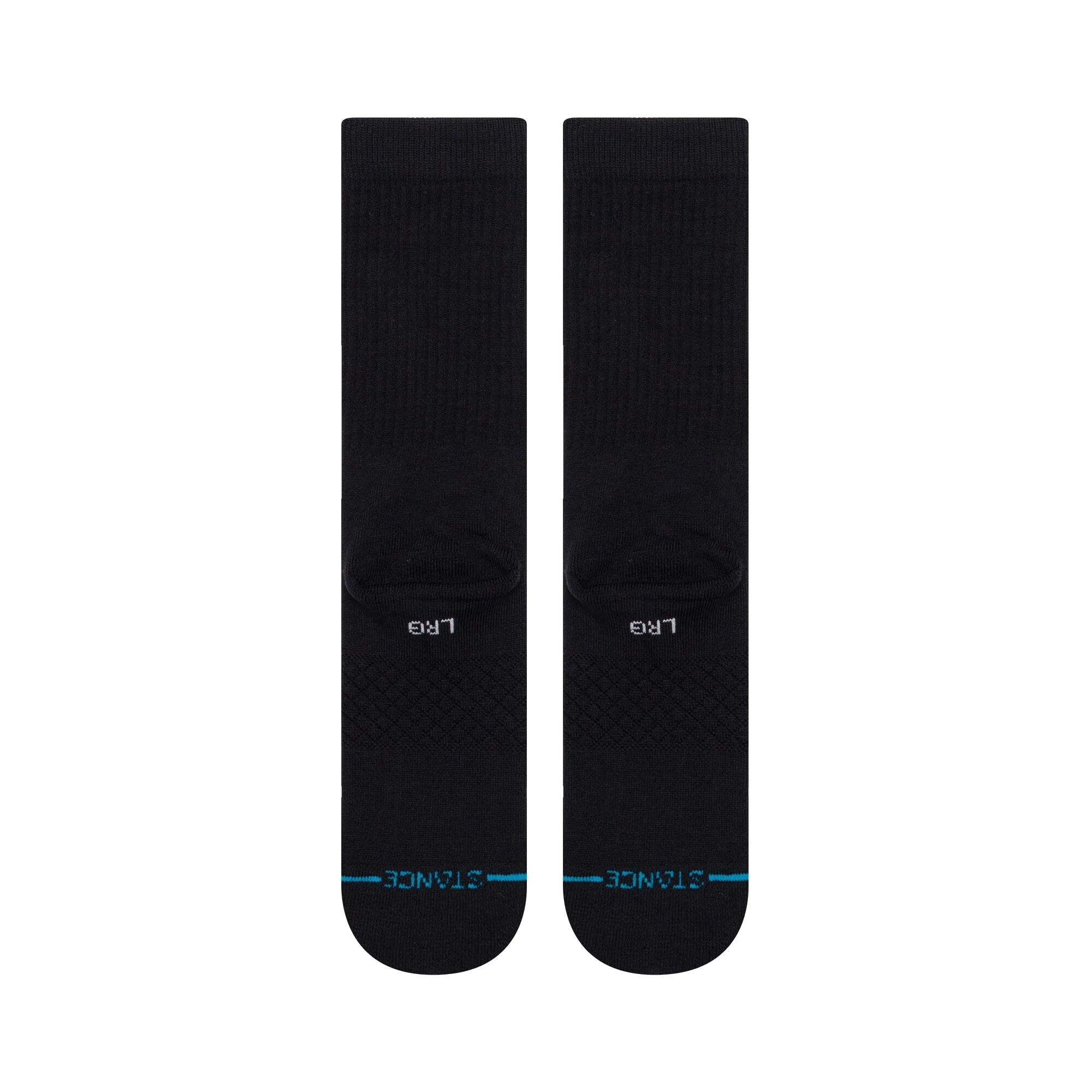 STANCE ICON CREW SOKKEN - BLACK/WHITE