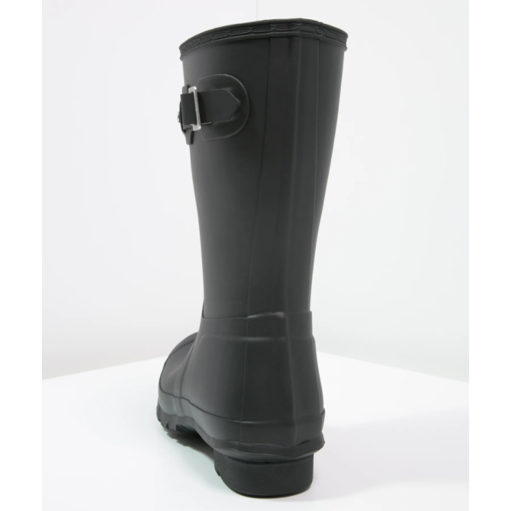 HUNTER ORIGINAL KURZE WELLINGTON-REGENSTIEFEL FÜR DAMEN – SCHWARZ