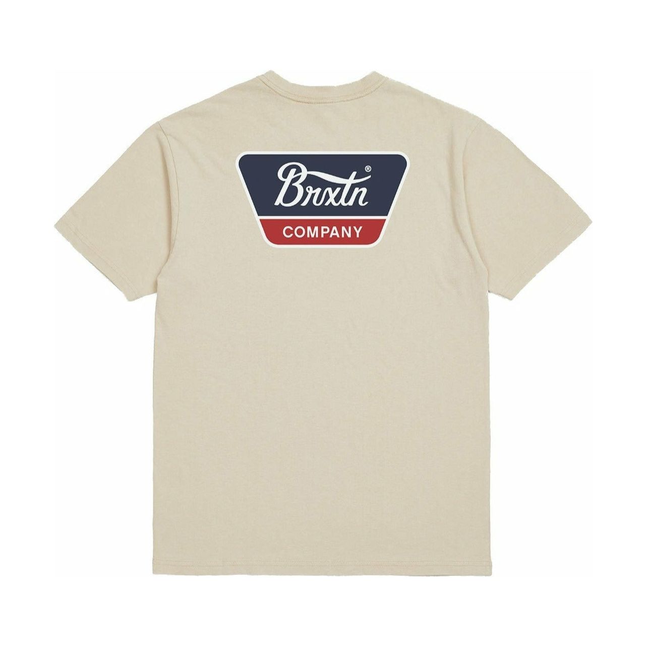 BRIXTON LINWOOD KURZARM-T-SHIRT – CREME