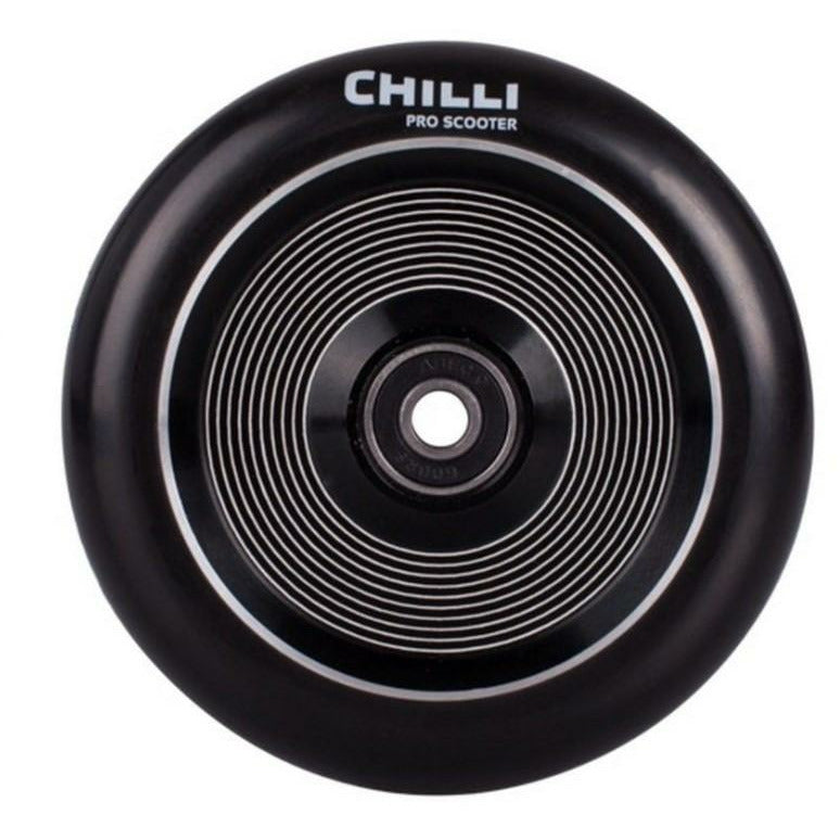 CHILLI THUNDER 110 MM STUNTSTEP WIEL - BLACK PU / BLACK CORE