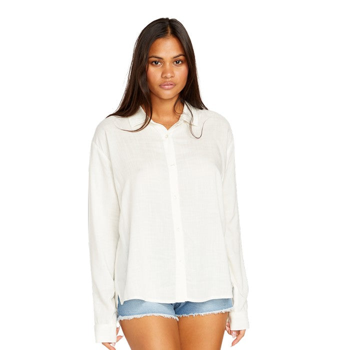 VOLCOM COCO HO BLOUSE - STAR WHITE