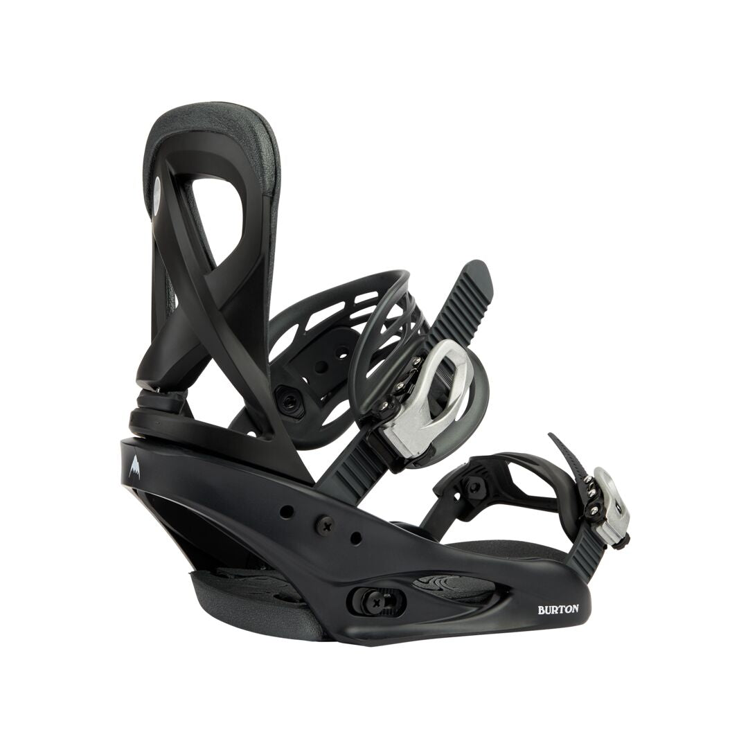 BURTON WOMEN'S SCRIBE RE:FLEX SNOWBOARD BINDINGS - BLACK