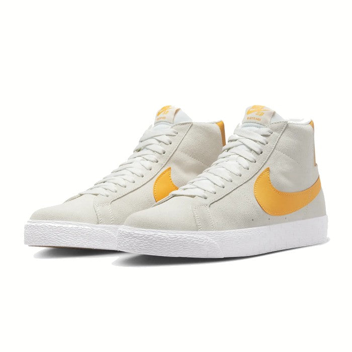 NIKE SB ZOOM BLAZER MID SCHUHE – SUMMIT WHITE/SUMMIT WHITE/WHITE/LASER ORANGE