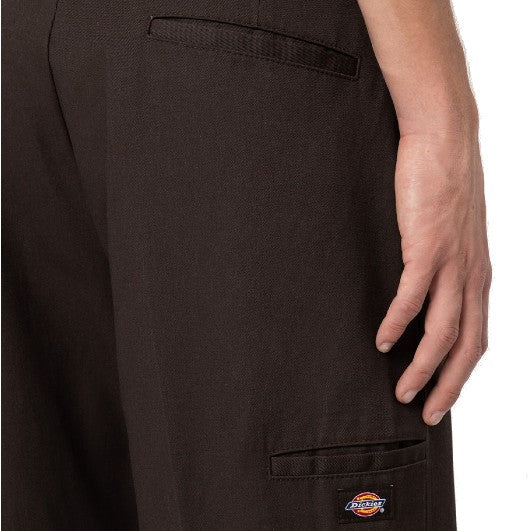 DICKIES DOUBLE KNEE RECYCLING-HOSE – DUNKELBRAUN